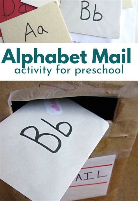 alphabet activity pretend play  letters