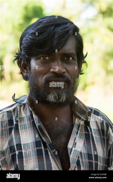 stern  tamil man stock photo alamy