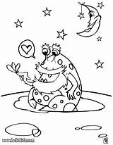 Alien Coloring Pages Galaxy Space Mars Ufo Color Print Kids Printable Drawing Funny Getcolorings Planet sketch template