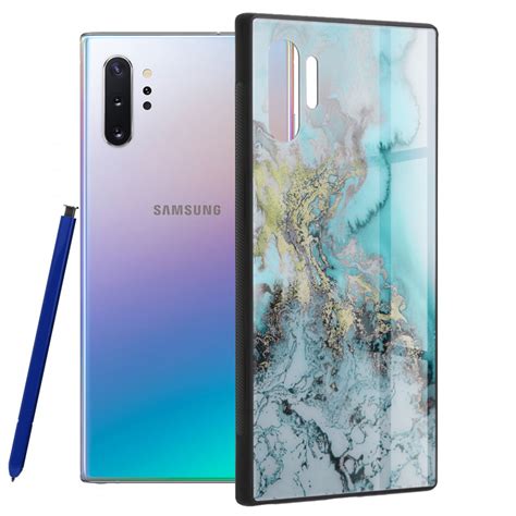 husa samsung galaxy note   glaze series techsuit blue ocean