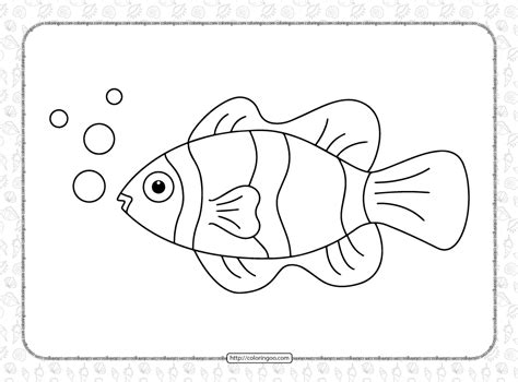 printable red clownfish coloring page clown fish coloring pages