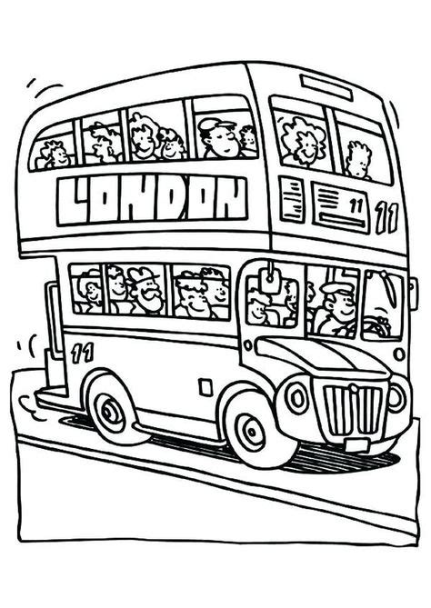 bus coloring pages collection coloring pages  kids coloring