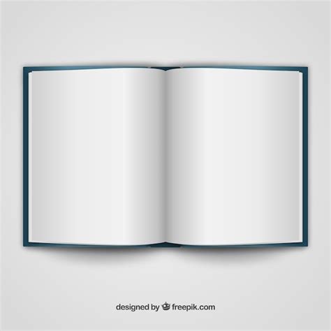 vector open book realistic template