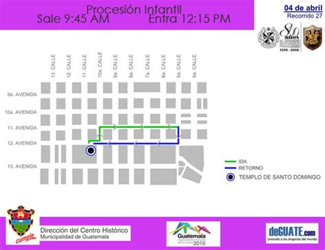 horario de procesiones abril 2015 ciudad de guatemala