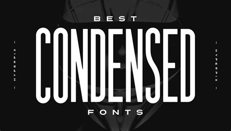 condensed fonts  premium  hyperpix