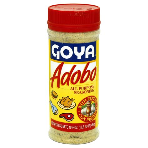 goya adobo  purpose seasoning  pepper  oz  lb  oz