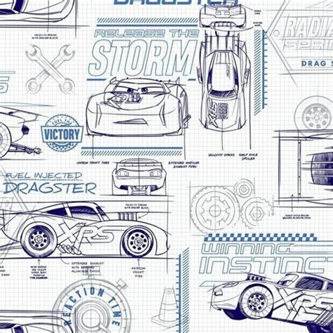 cars schematic wallpaper   home total wallcovering