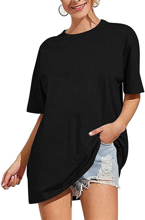 women oversized vintage graphic t shirt print tees summer casual short