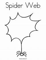 Spider Web Coloring Blank Twistynoodle Ant Color Pages Printable Halloween Built California Usa Noodle sketch template