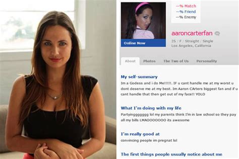 woman creates horrifc online dating profile for experiment and gets 500 responses daily star