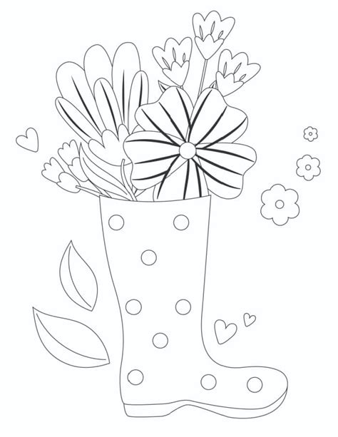 printable spring flowers coloring pages freebie finding mom