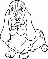 Hound Basset Kleurplaten Honden Kleurplaat Dackel Hond Bassett Dachshund Leuke Volwassenen Ausdrucken Disegni Cani Ausmalbild Supercoloring Hunde Uitprinten Kolorowanka Huckleberry sketch template