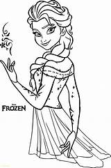 Coloring Frozen Pages Elsa Princess Disney Getdrawings sketch template