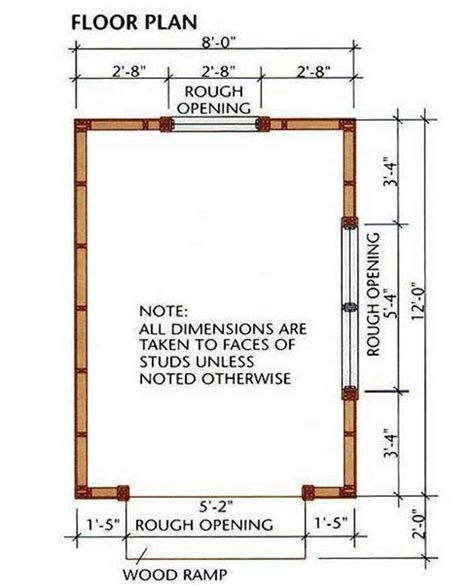 storage shed plans blueprints  building
