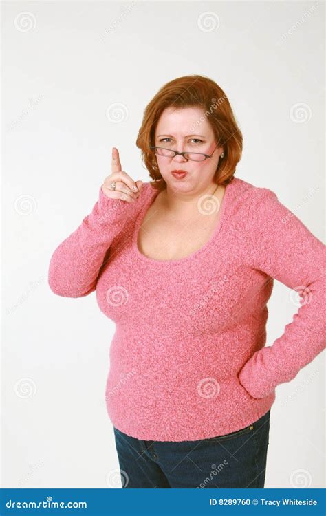 woman wagging finger stock photo image  caucasian copy