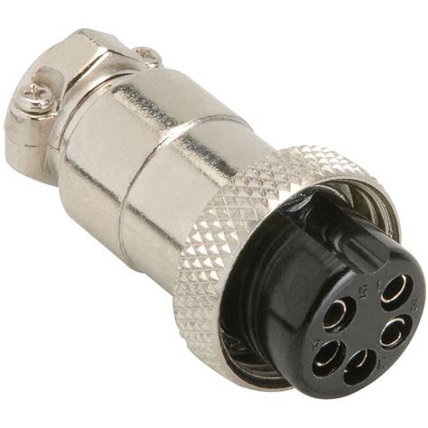 cb mic plug  pin female connector