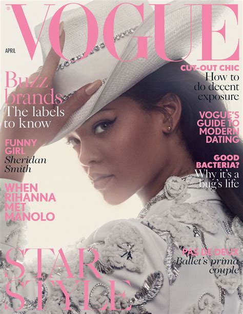 Rihanna Vogue Magazine Uk April 2016 Issue