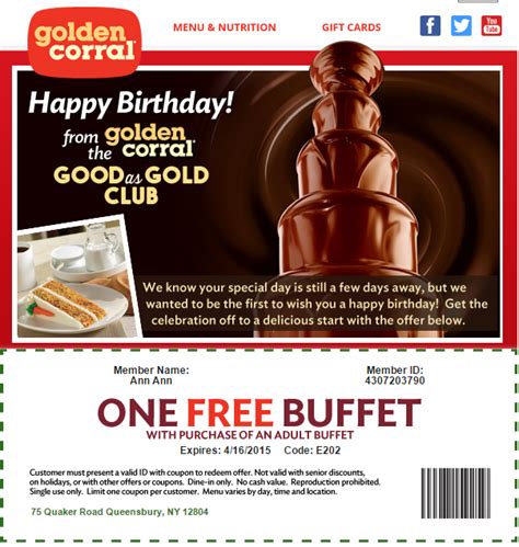 golden corral coupons printable  deals march  takecouponcom