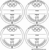 Medal Medals Templates Award Olympic Olympics Gold Coloring Print Craft Preschool Color Enchantedlearning Games Choose Board Spelling Age sketch template