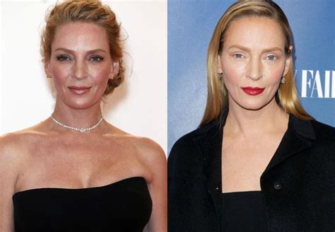 Uma Thurman Denies Having Plastic Surgery Mtv Uk