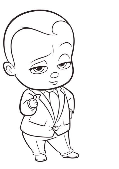 boss baby coloring pages  getdrawings