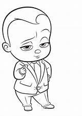 Boss Baby Coloring Pages Print Getdrawings sketch template