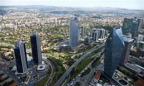 how turkey s lira crisis was written in istanbul s skyline cities