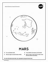 Mars sketch template