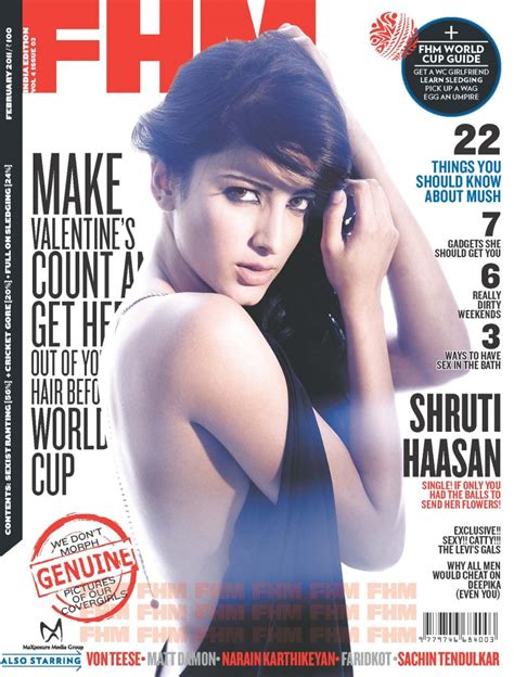 Shruti Hassan Fhm Magazine Pictures ~ Hot Celebs Wallpapers