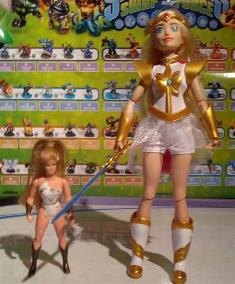 20 Years Before 2000 Old Vs New She Ra Action Figures