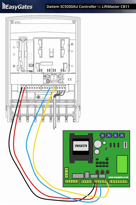 chamberlain garage door opener wiring diagram cadicians blog