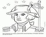Coloring Pages Washington George Presidents States United Usa Info sketch template