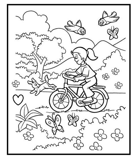 spring coloring pages  kids  printable preschool crafts