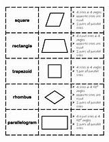 Sort Quadrilateral Geometry sketch template