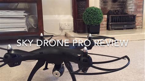 sky drone pro review  reviewer youtube
