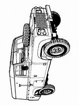 Coloring Pages Road Off Vehicle Vehicles Printable sketch template