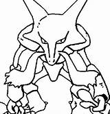 Alakazam Coloringpagesonly sketch template