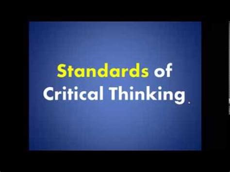 ct standards part youtube