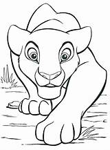 Lion Coloring Pages Print Cub Printable Getcolorings Color sketch template
