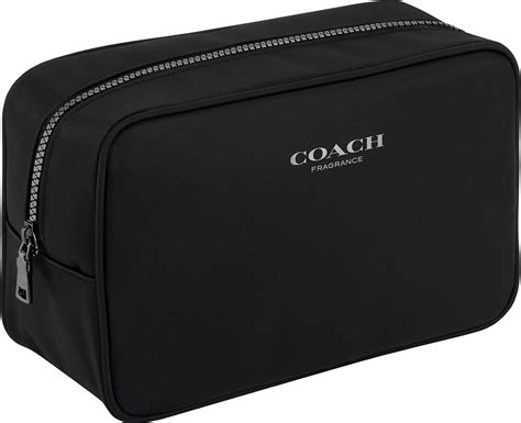 coach men toiletry pouch black buy    price  uae