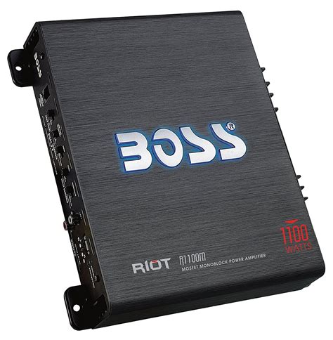 boss audio systems ava rm riot  watts monoblock amplifier