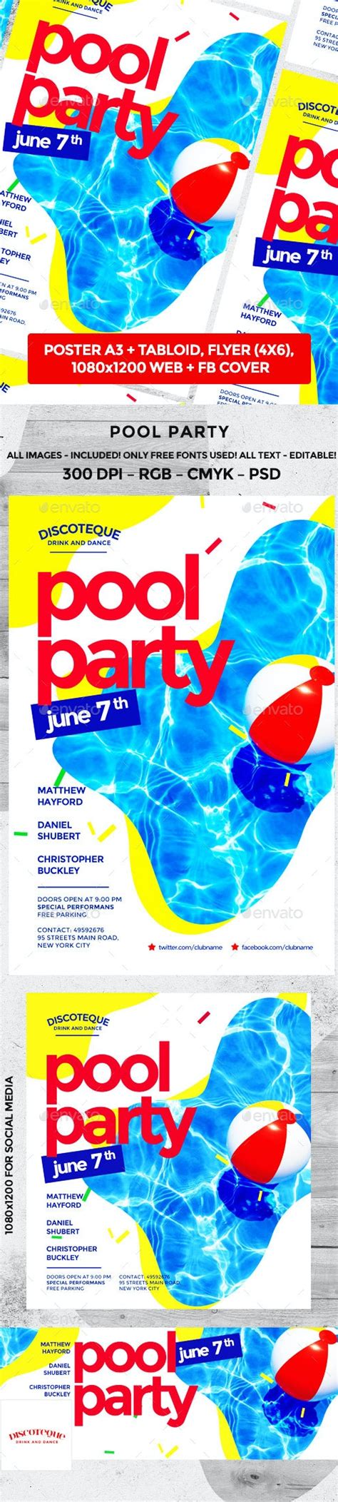 pool party  bigweek graphicriver
