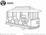 Coloring Daniel Tiger Pages Neighborhood Printable Print Tigers Trolley Family Rogers Printables Mister Happy Sheets Kids Size Birthday Colouring Library sketch template