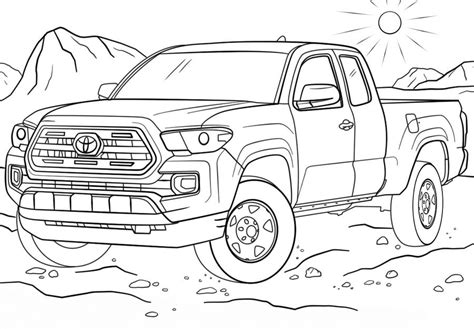 coloring pages coloring pages toyota printable  kids adults