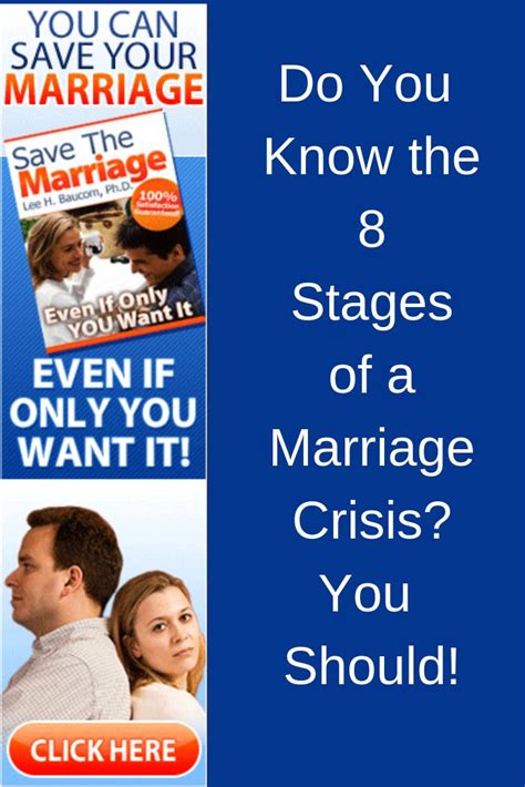Do You Know The 8 Stages Of A Marriage Crisis Marriage Crisis