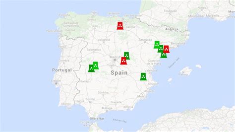 El Mapa De Las Centrales Nucleares En España