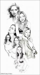 Buffy Vampire Colouring Drawings sketch template