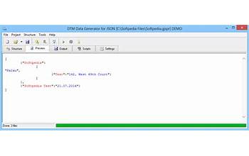 DTM Data Generator for JSON screenshot #6