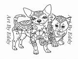 Chihuahua Coloring Pages Beverly Hills Single Template sketch template