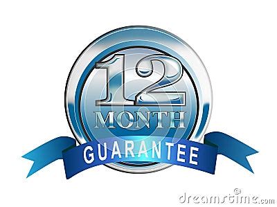 month guarantee icon royalty  stock photography image